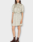 Sandro Short Printed Shirt Dress - 10