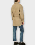 Sandro Wool Overshirt Houndstooth Coat - 12/14
