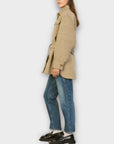 Sandro Wool Overshirt Houndstooth Coat - 12/14