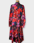 Sara Roka Jungle Gelsa Floral Midi Dress - 12/14