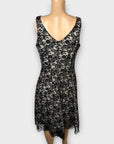 Donna Ricco Floral Lace Metallic Dress - 12
