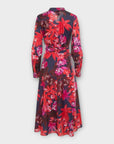 Sara Roka Jungle Gelsa Floral Midi Dress - 12/14