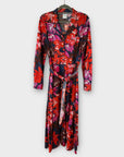 Sara Roka Jungle Gelsa Floral Midi Dress - 12/14