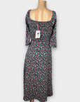 Savida Floral Midi Dress - 8 (XS)