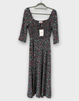 Savida Floral Midi Dress - 8 (XS)