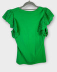 Savida V Neck Lace T-Shirt - 10