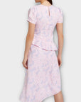 Savida Ruffle Front Midi Dress - 10