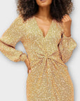 Second Female Rattan Maxi Dress - 8/10 (XS)