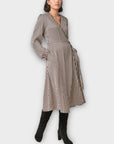 Second Female Wrap Midi Dress - S