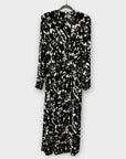 Selected Femme Justine Printed Faux Wrap Maxi Dress - 10/12