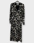 Selected Femme Justine Printed Faux Wrap Maxi Dress - 10/12