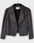 Senss Faux Suede Biker Jacket - 8/10