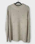 Sfera Pearl Chunky Knit Jumper - M