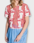 Silvian Heach Embroidery Top - 6/8 (XS)