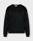 Silvian Heach Sequin Shoulder Sweatshirt - M