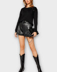 Silvian Heach Sequin Shoulder Sweatshirt - M