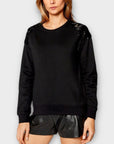 Silvian Heach Sequin Shoulder Sweatshirt - M