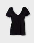 Sinead Keary Marykate Lace Back Detail V Neck T-Shirt - 8