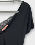 Sinead Keary Marykate Lace Back Detail V Neck T-Shirt - 8