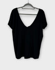 Sinead Keary Marykate Lace Back Detail V Neck T-Shirt - 8
