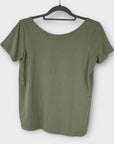 Sinead Keary "The Sophie" Lace Back Detail Round Neck T-shirt - 6