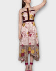 Sisters By Caroline Kilkenny Floral Embroidered Milly Dress - 8