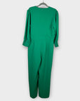 Sosandar Tailored Wrap Front Tie Waist Jumpsuit - 14 (Short)