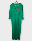 Sosandar Tailored Wrap Front Tie Waist Jumpsuit - 14 (Short)