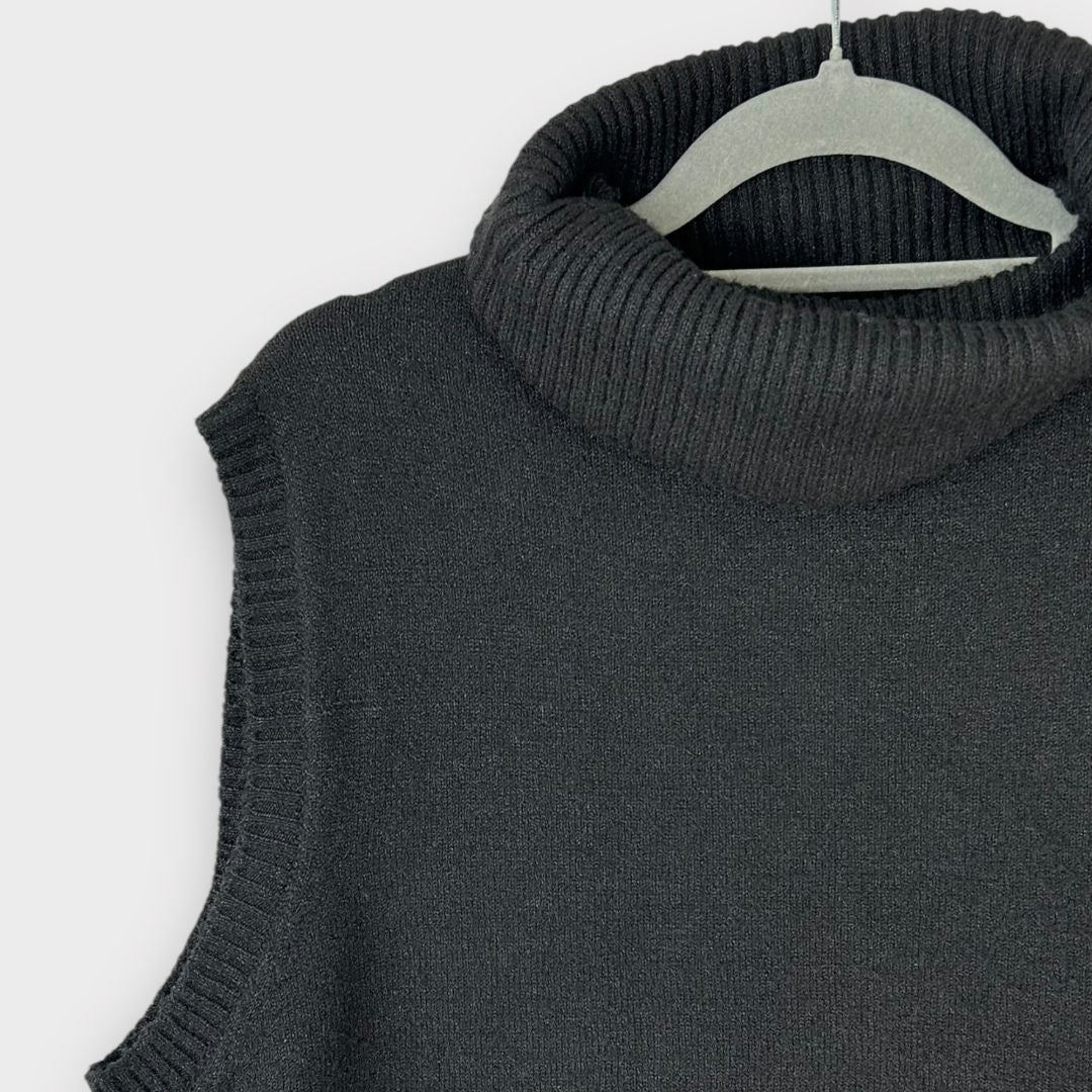 Soya Concept Turtleneck Knit Vest - 10/12