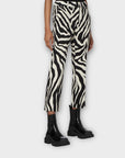 Sportmax Zebra Print Trousers - 10