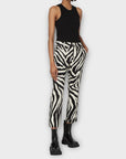 Sportmax Zebra Print Trousers - 10