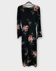 Stella Morgan Floral Split Hem Midi Wrap Dress - 8