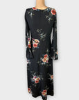 Stella Morgan Floral Split Hem Midi Wrap Dress - 8