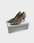 Steve Madden Lillie Snake Print Heels - 7/40