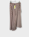 Studio By Preen Stripe Asymmetric Midi Skirt - 10