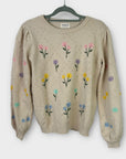 Sugarhill Brighton Floral Embroidered Jumper - 10