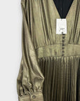 Suncoo Ceylan Metallic Midi Dress - 12/14 (L)