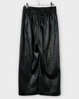 Suncoo Faux Leather Culotte Trousers - 6/8