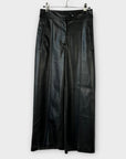 Suncoo Faux Leather Culotte Trousers - 6/8