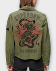 Superdry Embellished Military Jacket - 14/16 (XL)