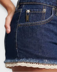 Superdry Vintage Denim Hot Shorts - 12 (30)