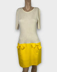 Tara Jarmon Knit Bow Dress - 14
