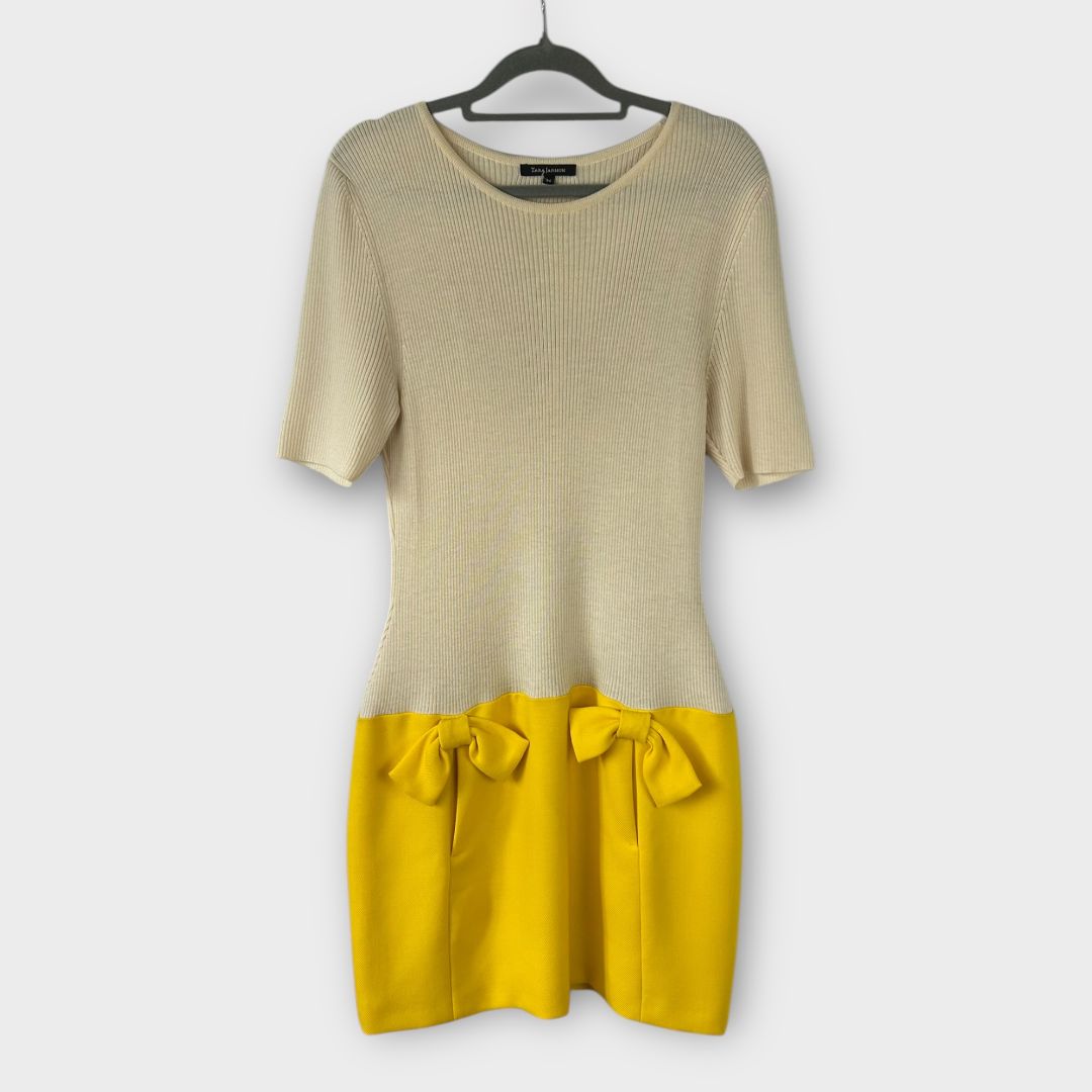 Tara Jarmon Knit Bow Dress - 14