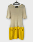 Tara Jarmon Knit Bow Dress - 14
