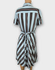 Tara Jarmon Romee Stripe Midi Dress - 12