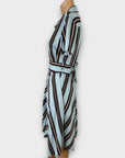 Tara Jarmon Romee Stripe Midi Dress - 12