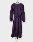 Tara Jarmon Striped Wrap Dress - 14