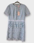 Ted Baker Dixa Layered Lace Skater Dress - 14
