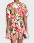 Ted Baker Floral Linen Blend Mini Dress - 10