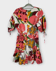Ted Baker Floral Linen Blend Mini Dress - 10